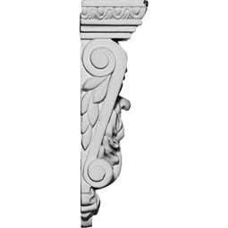 Ekena Millwork - COR02X01X05GR - Endurathane Granada Corbel, 2 3/4"W x 1 5/8"D x 5 1/2"H, Factory Primed