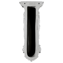 Ekena Millwork - COR10X11X25SC - Endurathane Scroll Leaf Corbel, 10 3/8"W x 11 5/8"D x 25 1/2"H, Factory Primed