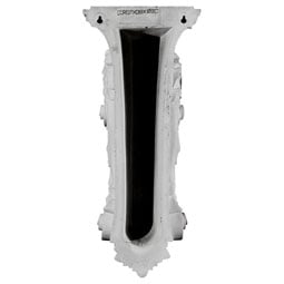 Ekena Millwork - COR07X08X18SC - Endurathane Scroll Leaf Corbel, 7 7/8"W x 8 3/4"D x 18 1/4"H, Factory Primed