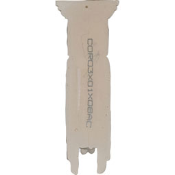 Ekena Millwork - COR03X01X08HA - Endurathane Hampshire Small Drop Corbel, 3"W x 1 7/8"D x 8 1/2"H, Factory Primed