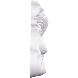 Ekena Millwork - ONL10X05X01MO - Endurathane Monique Beaded Flourish Onlay, 10 5/8"W x 5 3/4"H x 1 3/8"P, Factory Primed (2-Pack)
