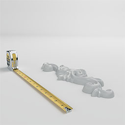 Ekena Millwork - ONL14X04X01SH - Endurathane Shell Onlay, 14 3/8"W x 4 1/2"H x 1"P, Factory Primed