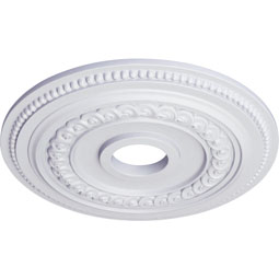 Ekena Millwork - CM18OL_P - Endurathane Oldham Ceiling Medallion, 18"OD x 1 1/4"P (Fits Canopies up to 8 5/8")