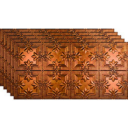 ACP - FRECT - Fasade Regalia Decorative Vinyl 2ft x 4ft Glue Up Ceiling TIle (5 Pack)