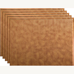 ACP - FRIB - Fasade 18in x 24in Rib Backsplash Panel (5 Pack)