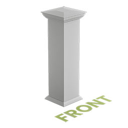 Ekena Millwork - NWLPL - Newel Post Plain