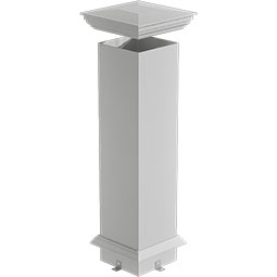 Ekena Millwork - NWLPL - Newel Post Plain