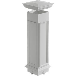 Ekena Millwork - NWLEP - Newel Post for Ends