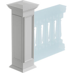 Ekena Millwork - NWLEP - Newel Post for Ends