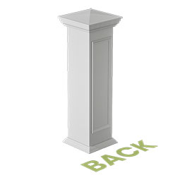 Ekena Millwork - NWLPT - Newel Post for Pass Through