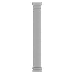 CW Ohio Inc. - ELNSPA - Endura-Lite Column, Square Shaft (Fiberglass), Non-Tapered, Smooth Finish - Ready to be Painted