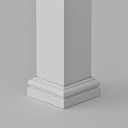 CW Ohio Inc. - ELNSPA - Endura-Lite Column, Square Shaft (Fiberglass), Non-Tapered, Smooth Finish - Ready to be Painted