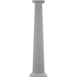  - ELETP_P - Endura-Lite Column, Square Shaft (Fiberglass), Tapered, Smooth Finish - Ready to be Painted, Unsplit/Whole - Type E