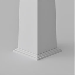  - ELETP_P - Endura-Lite Column, Square Shaft (Fiberglass), Tapered, Smooth Finish - Ready to be Painted, Unsplit/Whole - Type E