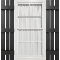 Mid-America - 000312 - Vinyl Standard Size Three Board Spaced Shutters, w/Installation Shutter-Lok's & Matching Screws (Per Pair)