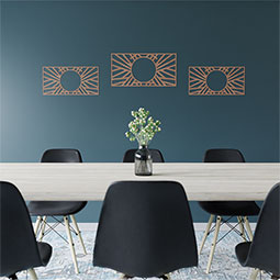 Ekena Millwork - CMWPHO - Hoover Wood Fretwork Pierced Ceiling Medallion