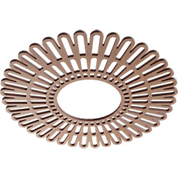 Ekena Millwork - CMWPCR - Cornelius Wood Fretwork Pierced Ceiling Medallion