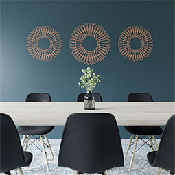 Ekena Millwork - CMWPCR - Cornelius Wood Fretwork Pierced Ceiling Medallion