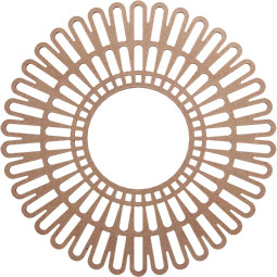Ekena Millwork - CMWPCR - Cornelius Wood Fretwork Pierced Ceiling Medallion