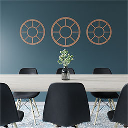Ekena Millwork - CMWPGR - Grace Wood Fretwork Pierced Ceiling Medallion