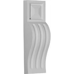 Ekena Millwork - COR03X02X11MA - Endurathane Maria Corbel, 3 1/2"W x 2 1/2"D x 11 5/8"H, Factory Primed