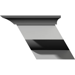 Ekena Millwork - BKT07X04X06NE-R - Endurathane Nexus Bracket, 7 1/2"W x 6 1/4"D x 4"H, Factory Primed
