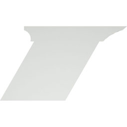 Ekena Millwork - BKT07X04X06NE-R - Endurathane Nexus Bracket, 7 1/2"W x 6 1/4"D x 4"H, Factory Primed
