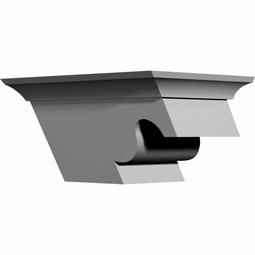 Ekena Millwork - BKT07X04X06NE-R - Endurathane Nexus Bracket, 7 1/2"W x 6 1/4"D x 4"H, Factory Primed