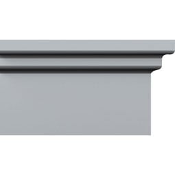 Ekena Millwork - BKT07X04X05FE - Endurathane Federal Bracket, 7 5/8"W x 5 1/4"D x 4"H, Factory Primed