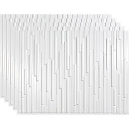 ACP - FSKB15K - 24 1/4"W x 18 1/4"H Fasade Skyline Decorative Vinyl Backsplash 15 Sq Ft Kit