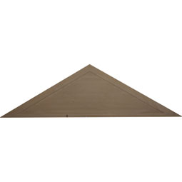 Ekena Millwork - GVTR72X21D - 72"W x 21"H x 2 1/4"P,  Pitch 7/12 Triangle Gable Vent, Non-Functional