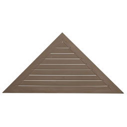 Ekena Millwork - GVTR48X24F - 48"W x 24"H x 1 1/4"P,  Pitch 12/12 Triangle Gable Vent, Functional