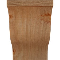 Ekena Millwork - BRCFST00 - Rustic Wood Funston Knee Brace