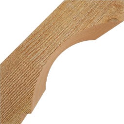 Ekena Millwork - BRCIMP00 - Rustic Wood Imperial Knee Brace