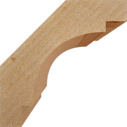 Ekena Millwork - BRCMRC00 - Rustic Wood Merced Knee Brace