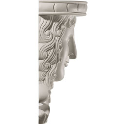 Ekena Millwork - COR11X05X13AN - Endurathane Angel Corbel, 11 1/8"W x 5 1/2"D x 13 3/8"H, Factory Primed