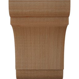 Ekena Millwork - BRCOLY00 - Rustic Wood Olympic Knee Brace