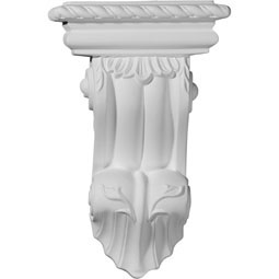 Ekena Millwork - COR06X03X11AR - Endurathane Artis Corbel, 6 7/8"W x 3 1/2"D x 11"H, Factory Primed