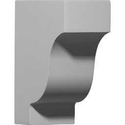 Ekena Millwork - COR05X02X07TR - Endurathane Traditional Corbel, 2 7/8"W x 5 7/8"D x 7 1/4"H, Factory Primed