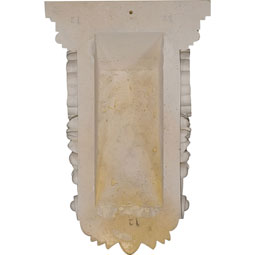 Ekena Millwork - COR06X03X10ME - Endurathane Medway Oakleaf Corbel, 6 1/2"W x 3 5/8"D x 10"H, Factory Primed