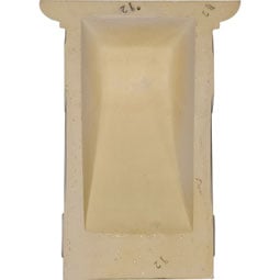 Ekena Millwork - COR06X03X09LN - Endurathane Leandros Corbel, 6 1/2"W x 3 3/8"D x 9"H, Factory Primed