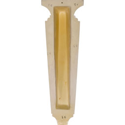 Ekena Millwork - COR04X07X14RE - Endurathane Reece Corbel, 4 3/4"W x 7 1/2"D x 14"H, Factory Primed