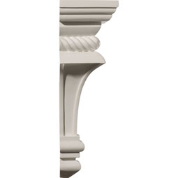 Ekena Millwork - COR08X04X12WI - Endurathane Windsor Corbel, 8"W x 4"D x 12"H, Factory Primed