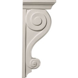 Ekena Millwork - COR05X06X14SA - Endurathane Salem Corbel, 5"W x 6"D x 14"H, Factory Primed
