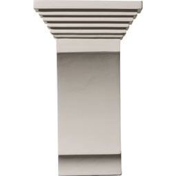 Ekena Millwork - COR05X04X09AD - Endurathane Adonis Corbel, 5 1/2"W x 4 1/2"D x 9"H, Factory Primed