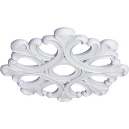 Ekena Millwork - CM20AN_P - Endurathane Angel Ceiling Medallion, 20 7/8"OD x 3 5/8"ID x 1"P (Fits Canopies up to 4 3/8")