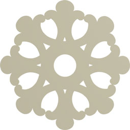 Ekena Millwork - CM20AN_P - Endurathane Angel Ceiling Medallion, 20 7/8"OD x 3 5/8"ID x 1"P (Fits Canopies up to 4 3/8")