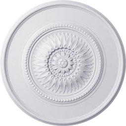 Ekena Millwork - CM29WG_P - Endurathane Wigan Ceiling Medallion, 29 3/4"OD x 1 1/2"P