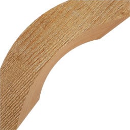 Ekena Millwork - BRCTHR00 - Rustic Wood Thorton Knee Brace