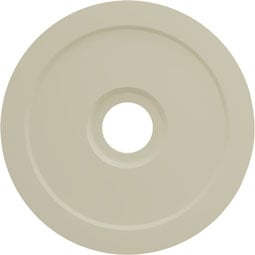 Ekena Millwork - CM18RA_P - Endurathane Raymond Ceiling Medallion, 18 1/8"OD 3 5/8"ID x 1 1/8"P (Fits Canopies up to 5 1/8")